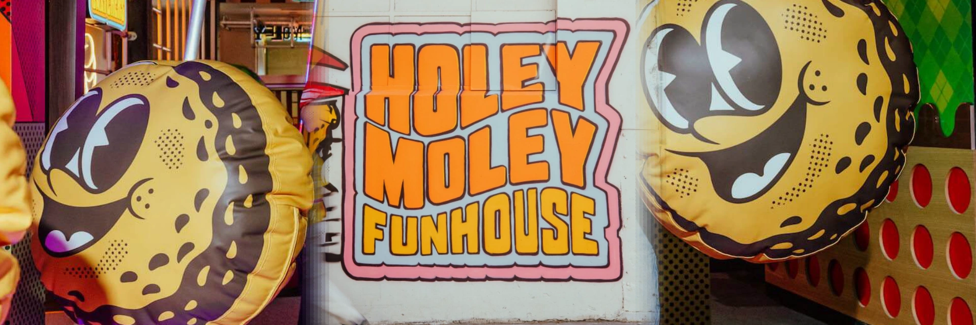 Holey Moley Funhouse entrance
