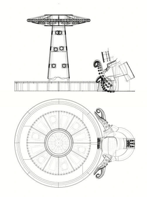 Birdie Snatchers technical drawings