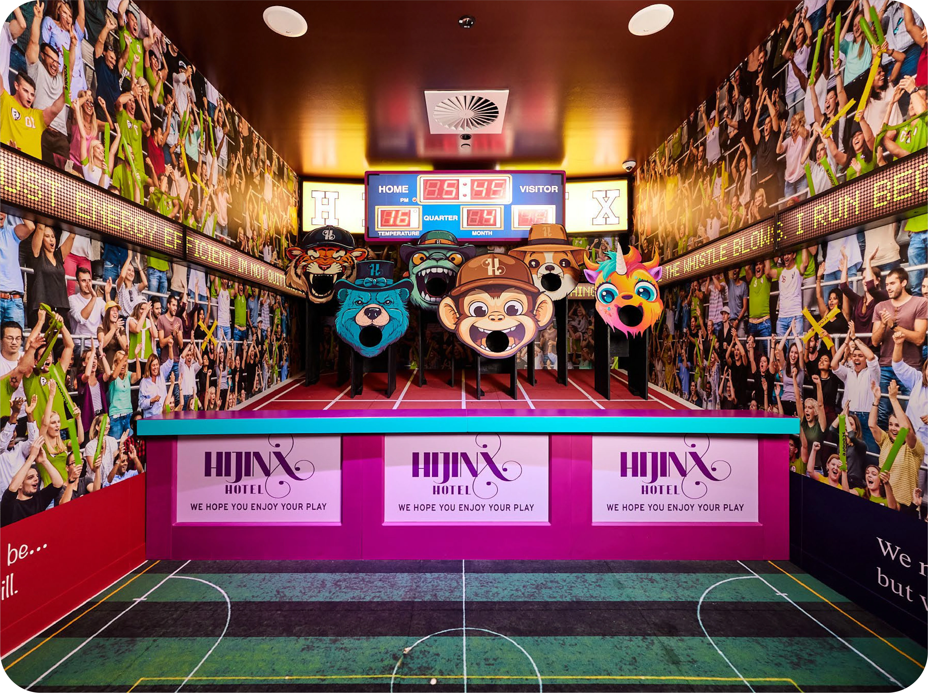 Ball Toss sports room