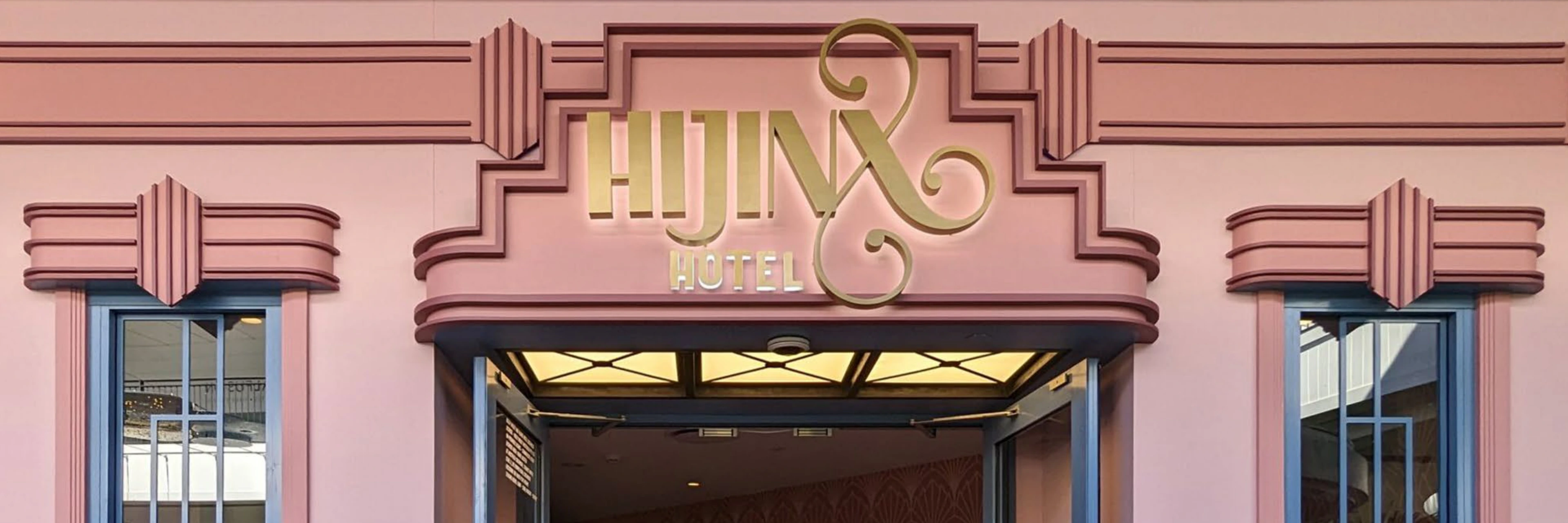 Hijinx Hotel entrance