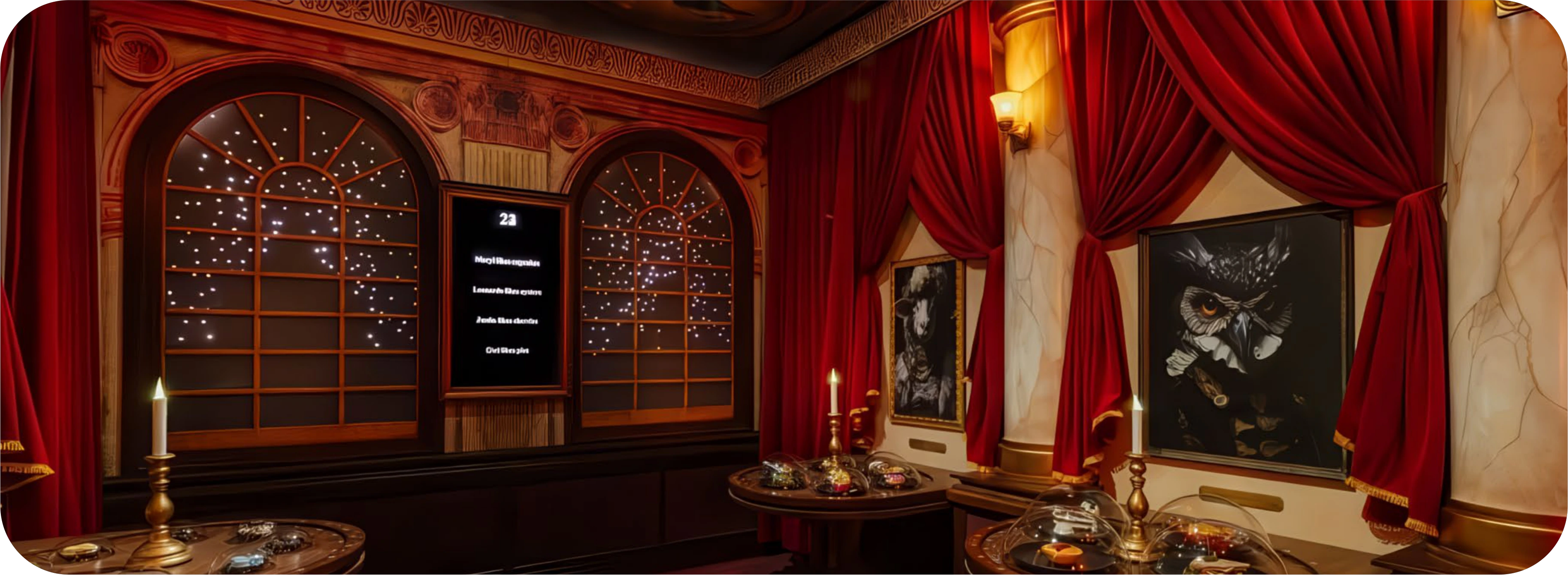 Restaurant room overview