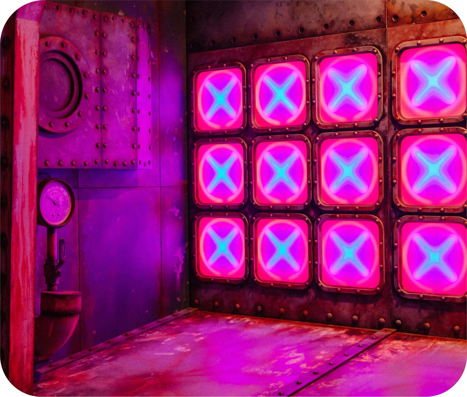 Submarine game wall