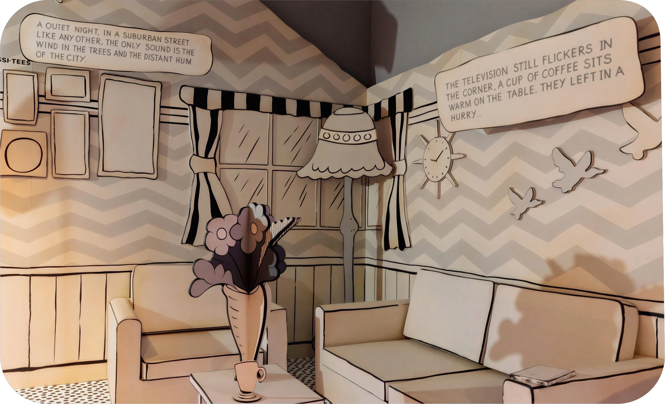 Pop Art room and player