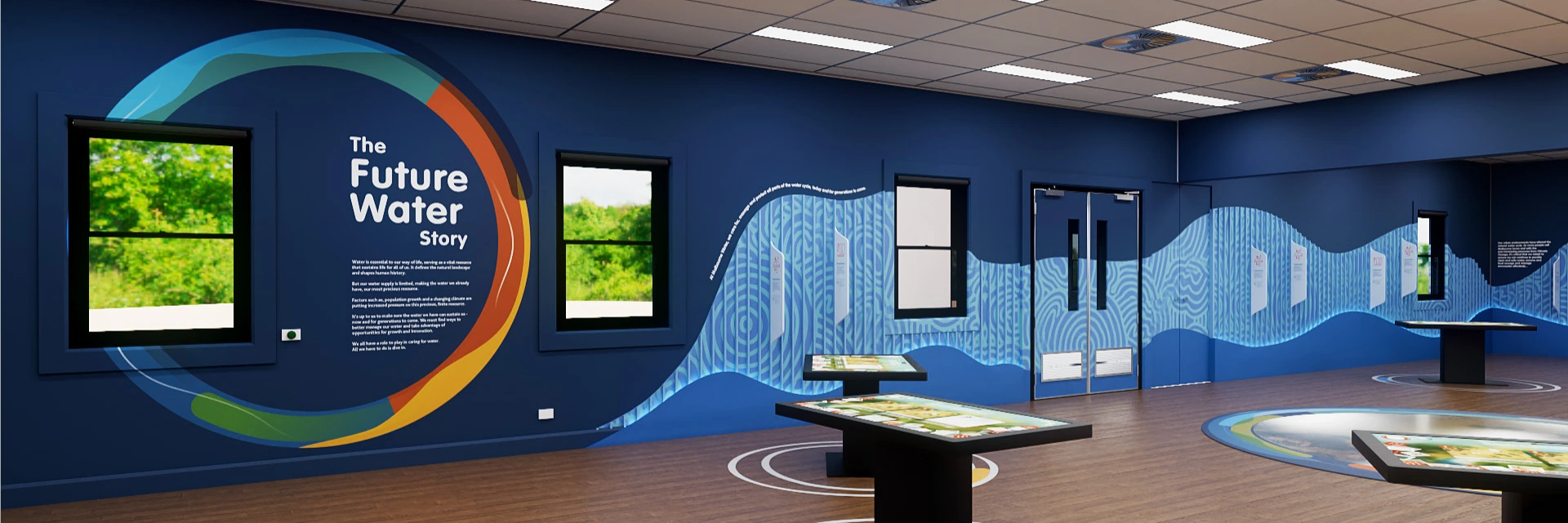The Future Water Story exhibition at Melbourne Water's Western Treatment Plant
