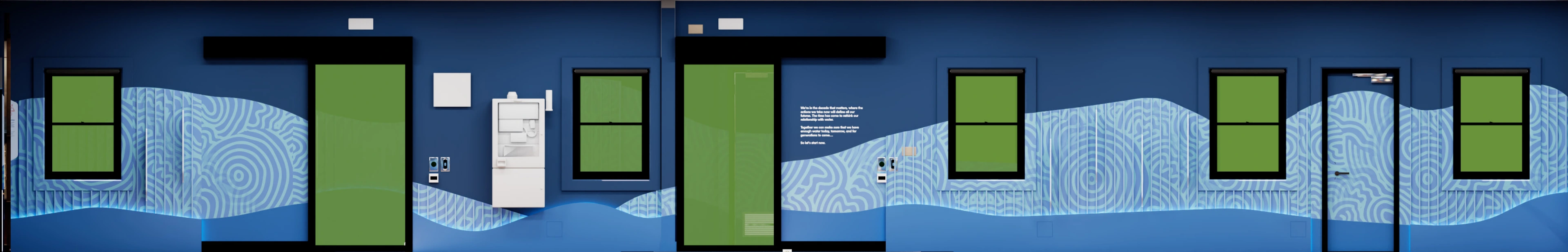 Future Water Story wall elevation