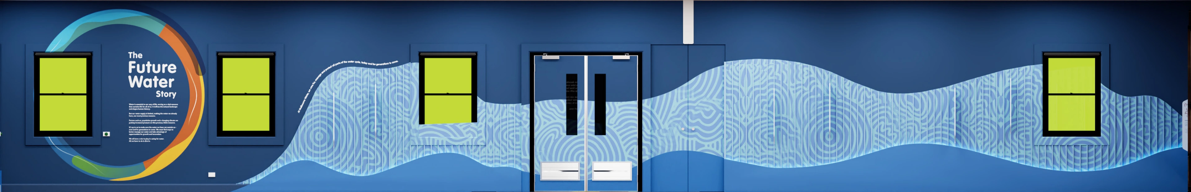 Future Water Story second wall elevation