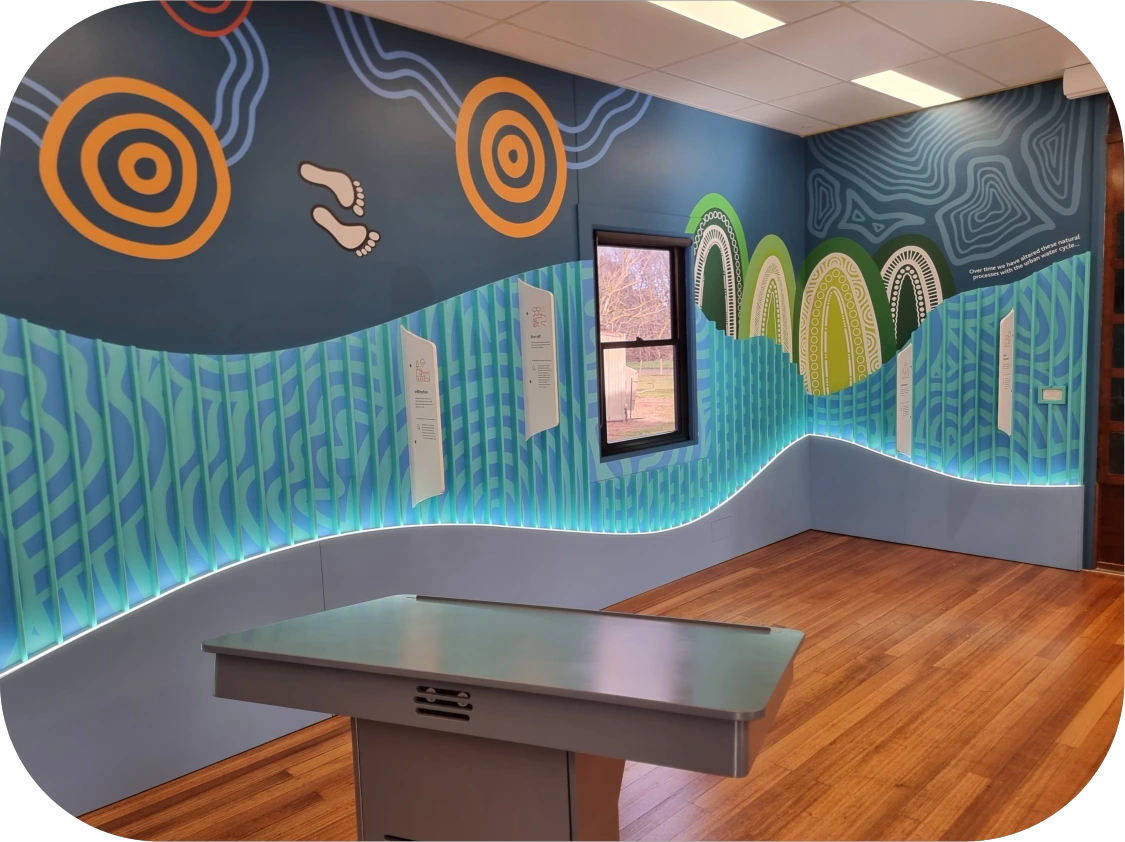 Future Water Story gallery interior
