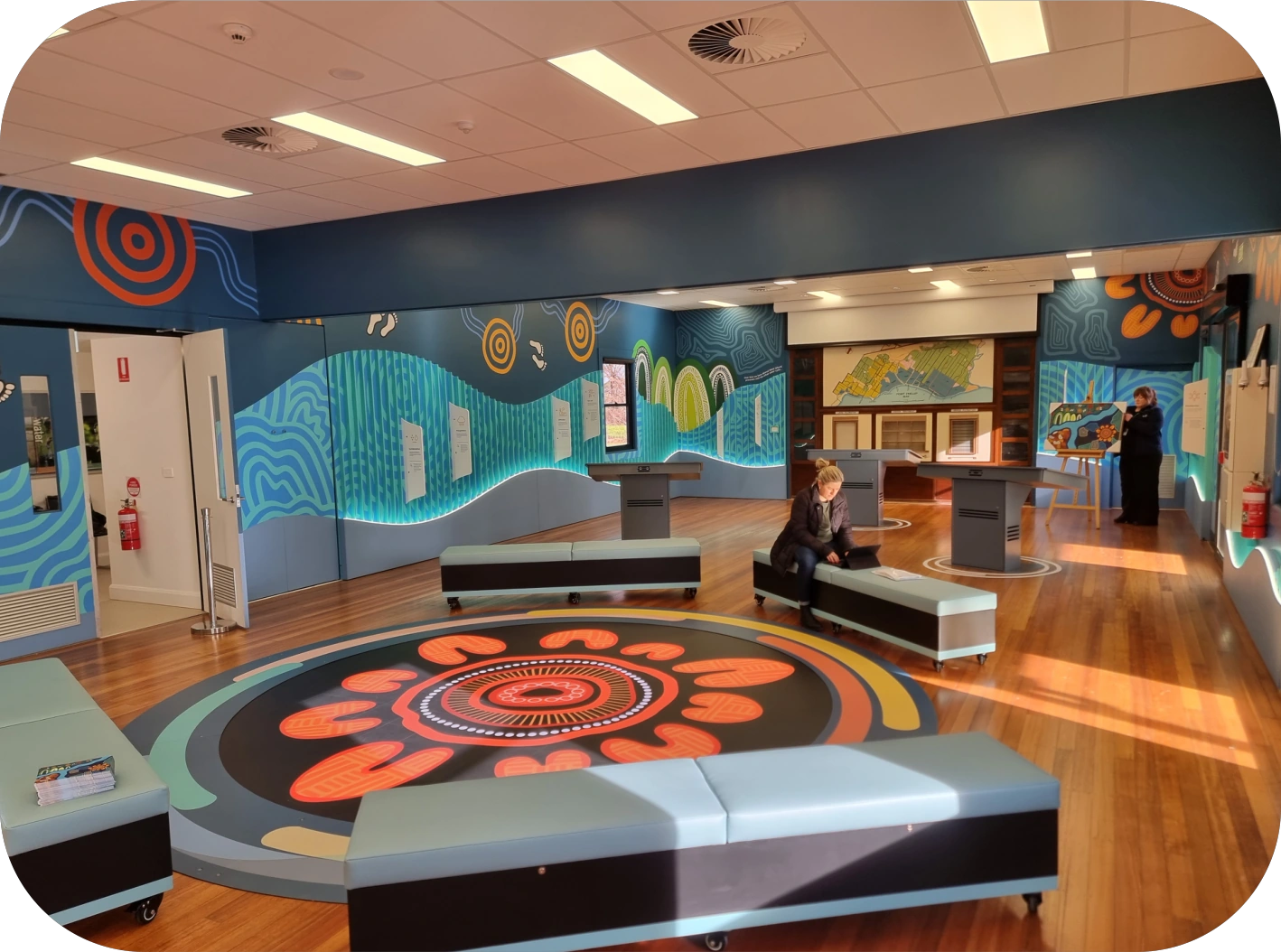 Future Water Story central interactive installation